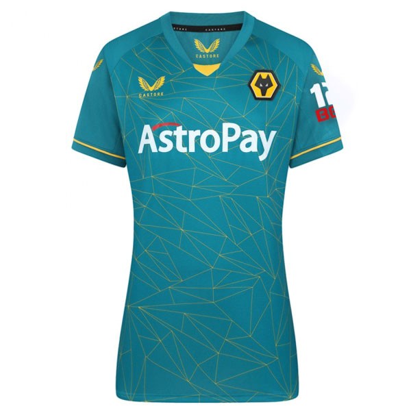 Camiseta Wolves 2ª Mujer 2022/23